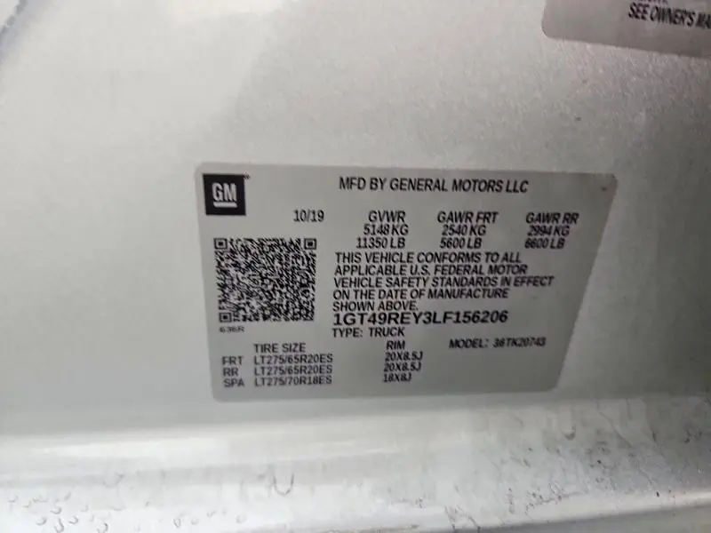 2020 GMC SIERRA K2500 DENALI  