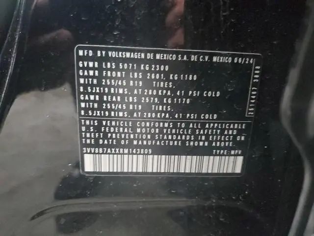 2024 VOLKSWAGEN TIGUAN SE R-LINE BLACK  