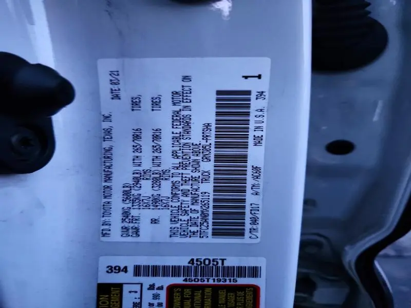 2021 TOYOTA TACOMA DOUBLE CAB  