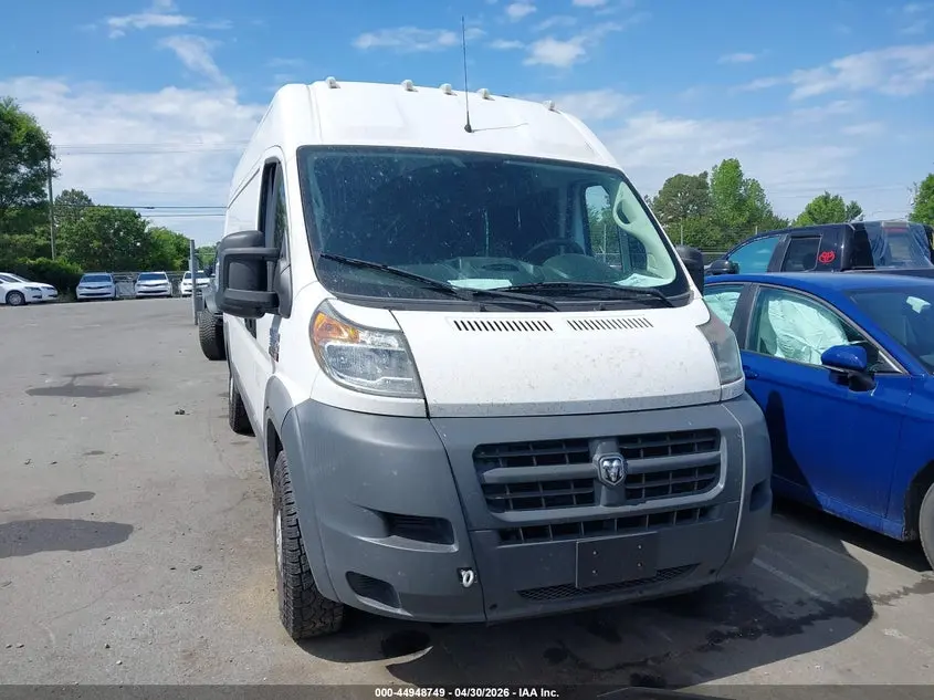 2018 RAM PROMASTER 3500 CARGO VAN HIGH ROOF 159 WB EXT