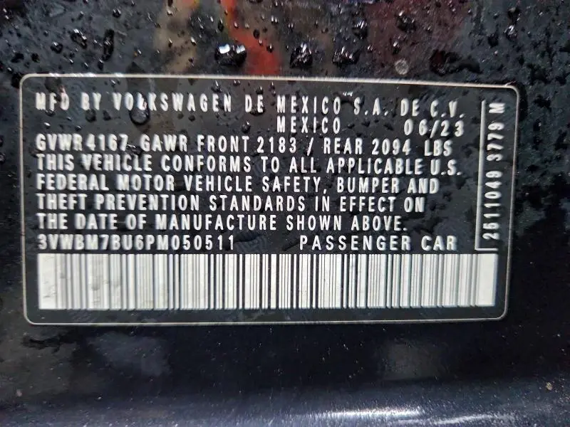 2023 VOLKSWAGEN JETTA SPORT  