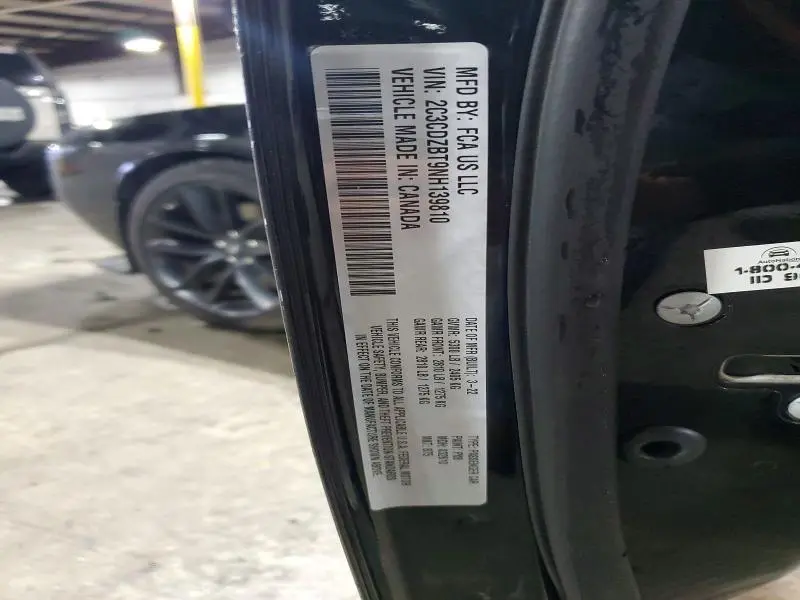 2022 DODGE CHALLENGER R/T  