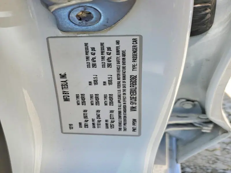 2020 TESLA MODEL 3   