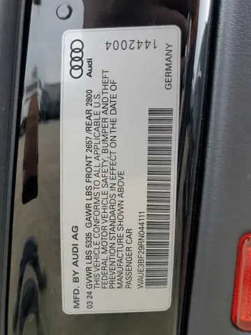 2024 AUDI A6 PREMIUM PLUS  