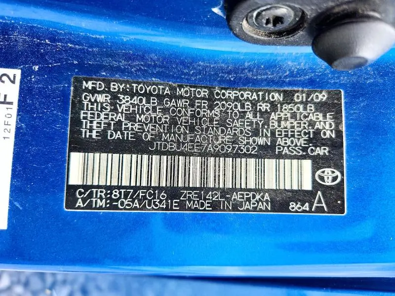 2010 TOYOTA COROLLA LE  