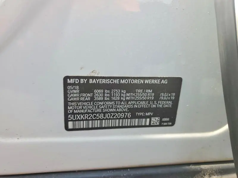 2018 BMW X5 SDRIVE35I XLINE