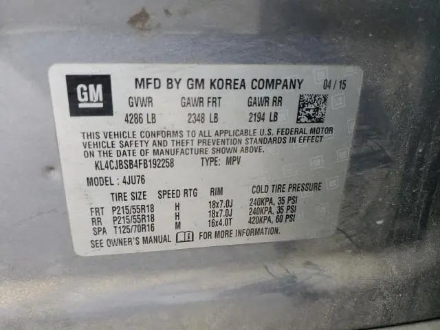 2015 BUICK ENCORE CONVENIENCE  