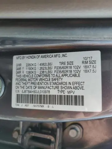 2018 ACURA RDX TECHNOLOGY
