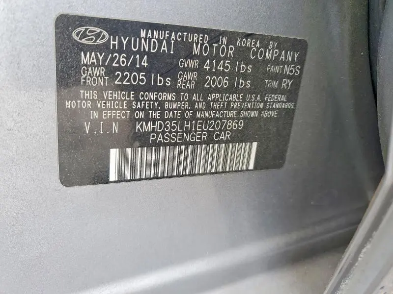 2014 HYUNDAI ELANTRA GT BASE  