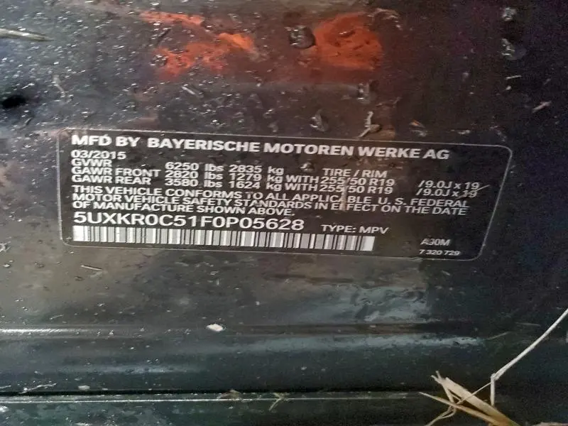 2015 BMW X5 XDRIVE35I  