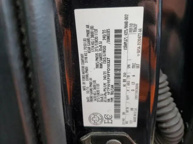 2015 FORD F150 SUPERCREW  