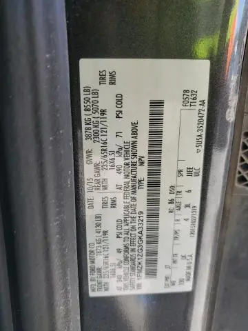 2016 FORD TRANSIT T-150  