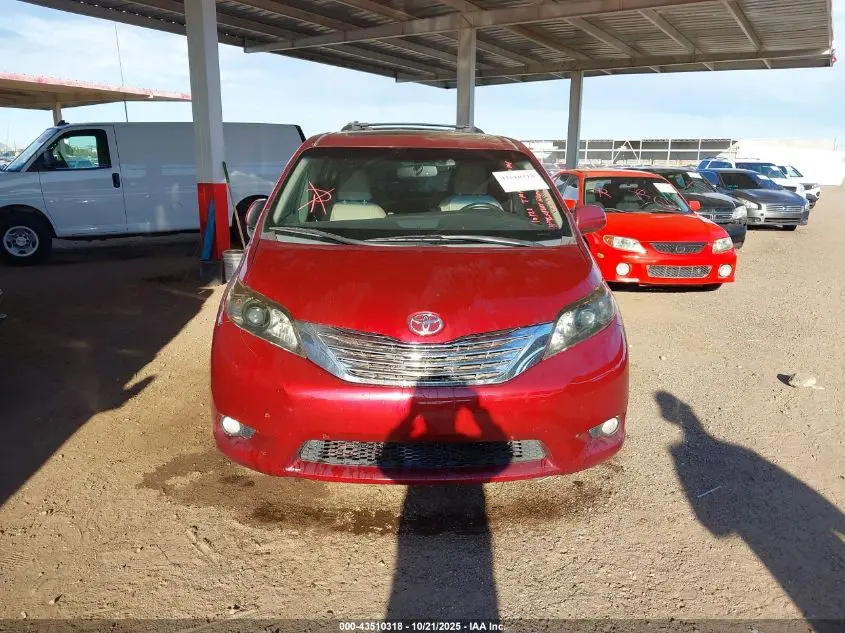 2015 TOYOTA SIENNA XLE 8 PASSENGER