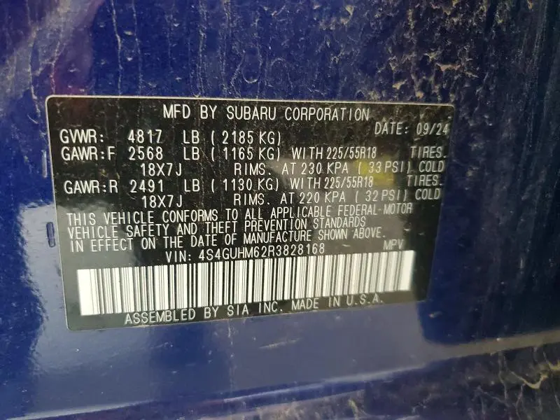 2024 SUBARU CROSSTREK LIMITED  