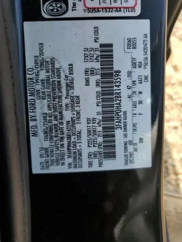 2011 FORD FUSION SE  