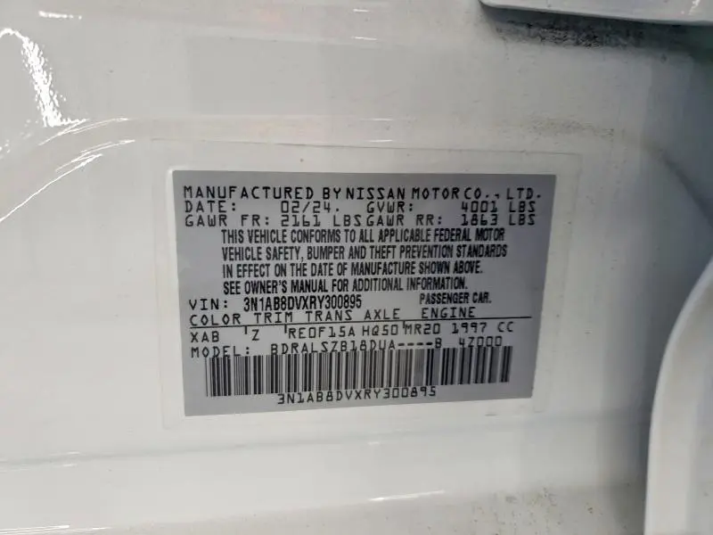 2024 NISSAN SENTRA SR  