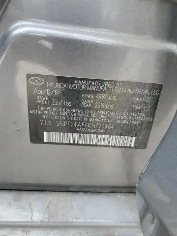 2019 HYUNDAI SONATA SE  