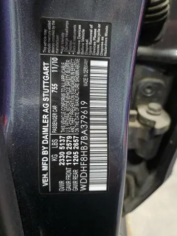 2011 MERCEDES-BENZ E 350 4MATIC  