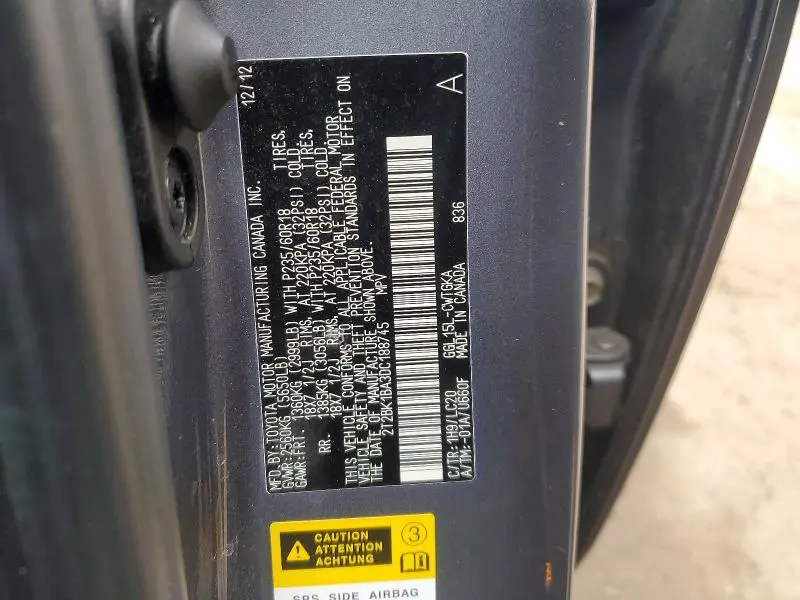 2013 LEXUS RX 350 BASE  