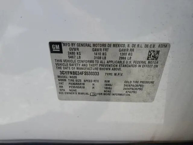 2015 CADILLAC SRX LUXURY COLLECTION  