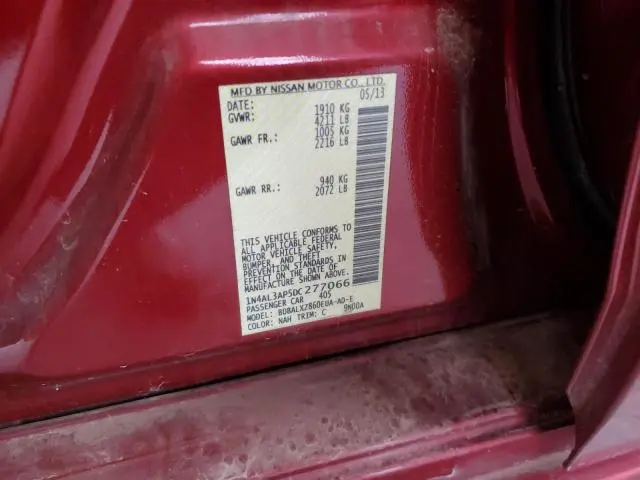 2013 NISSAN ALTIMA 2.5  