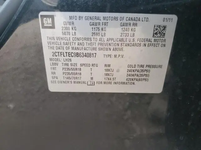 2011 GMC TERRAIN SLE  