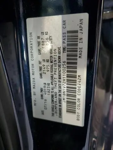 2017 MAZDA 3 TOURING  