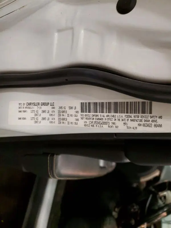 2014 JEEP CHEROKEE LIMITED  