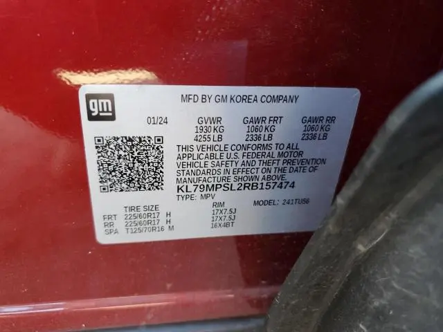 2024 CHEVROLET TRAILBLAZER LT  