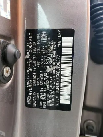 2011 HYUNDAI TUCSON GLS  