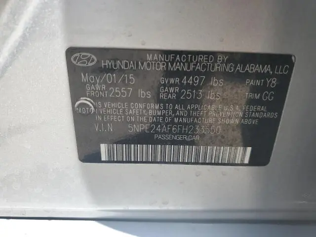 2015 HYUNDAI SONATA SE  