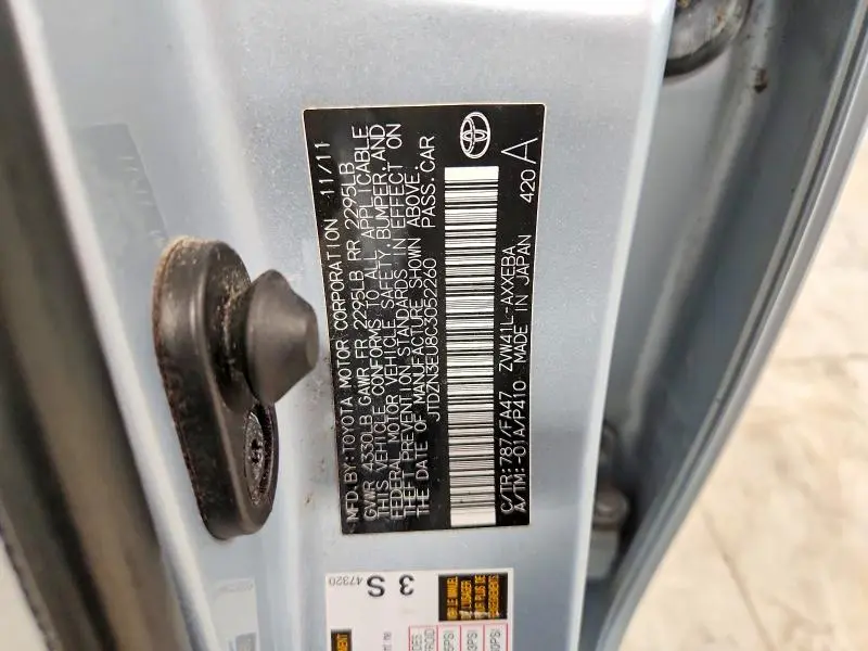 2012 TOYOTA PRIUS V THREE  