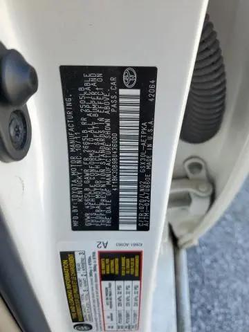 2011 TOYOTA AVALON BASE  