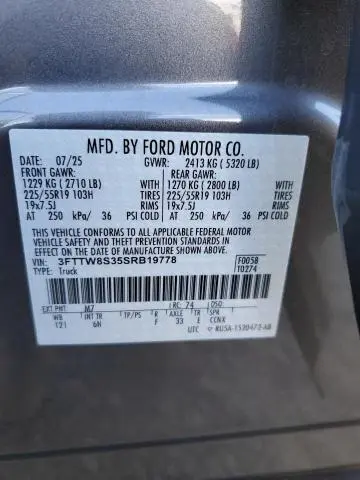 2025 FORD MAVERICK LARIAT  