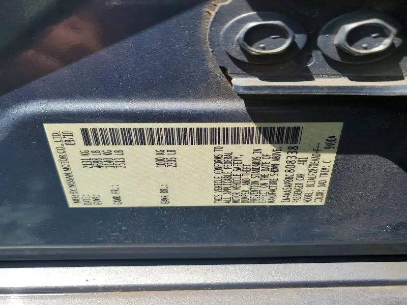 2011 NISSAN MAXIMA 3.5 S  