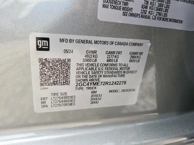 2024 CHEVROLET SILVERADO K2500 CUSTOM  