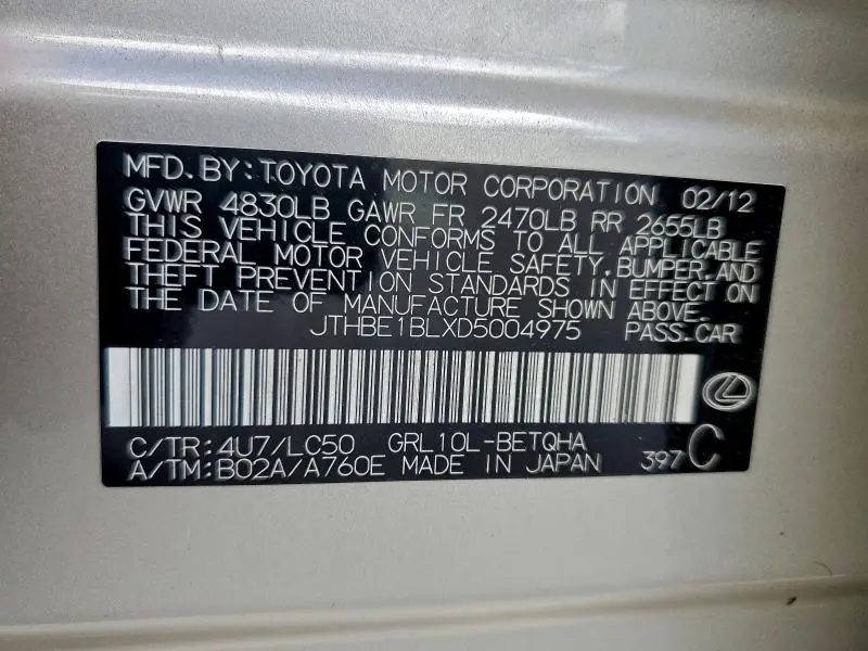 2013 LEXUS GS 350  