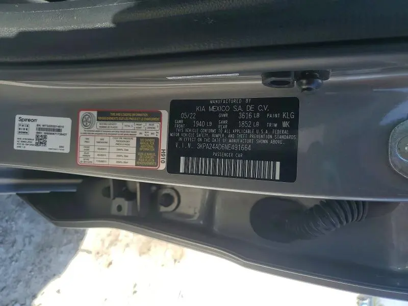 2022 KIA RIO S  