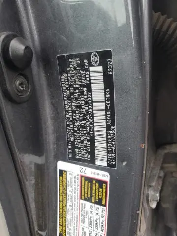 2010 TOYOTA CAMRY BASE  