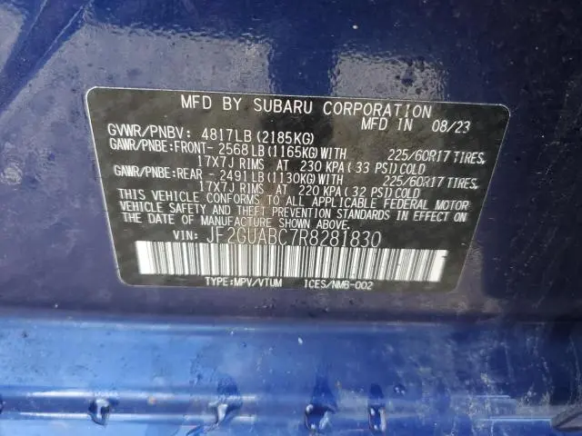 2024 SUBARU CROSSTREK