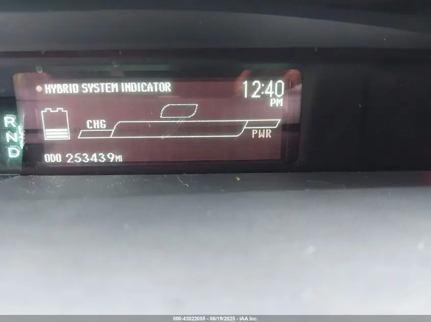 2011 TOYOTA PRIUS THREE
