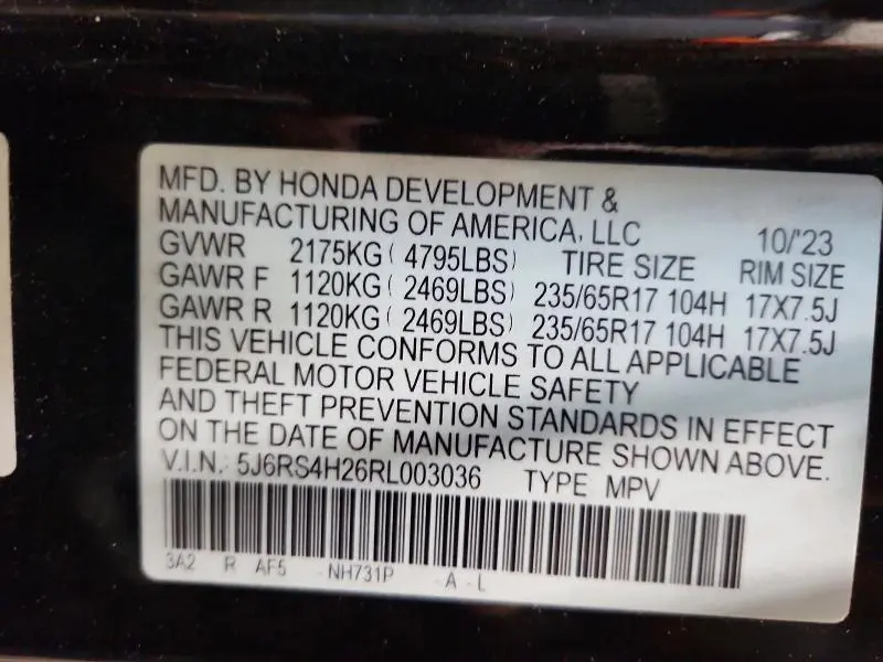 2024 HONDA CR-V LX  