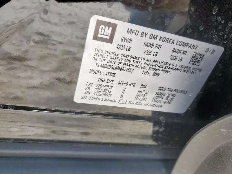 2021 BUICK ENCORE GX SELECT  