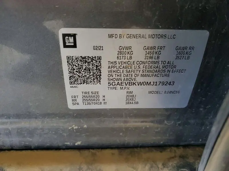2021 BUICK ENCLAVE PREMIUM  