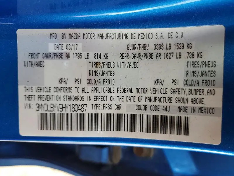 2017 TOYOTA YARIS IA BASE  