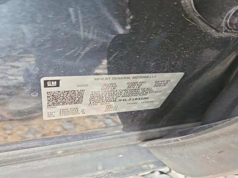 2020 GMC ACADIA SLT  