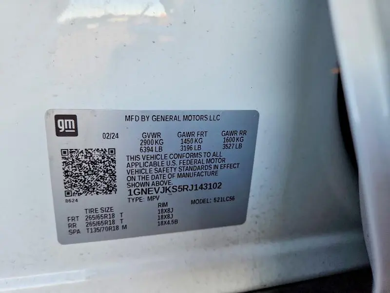 2024 CHEVROLET TRAVERSE LT Z71  