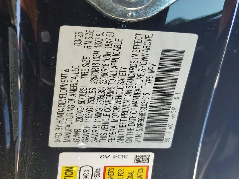 2025 HONDA CR-V SPORT-L  