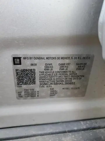2019 CHEVROLET TRAX LS  
