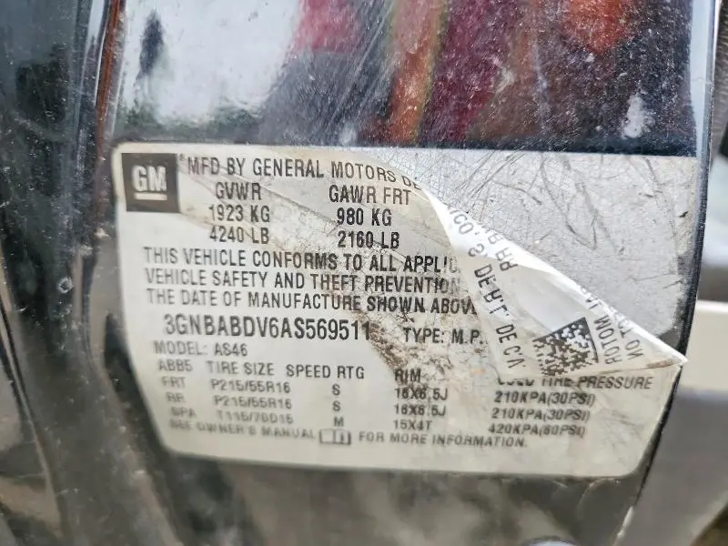 2010 CHEVROLET HHR LT  